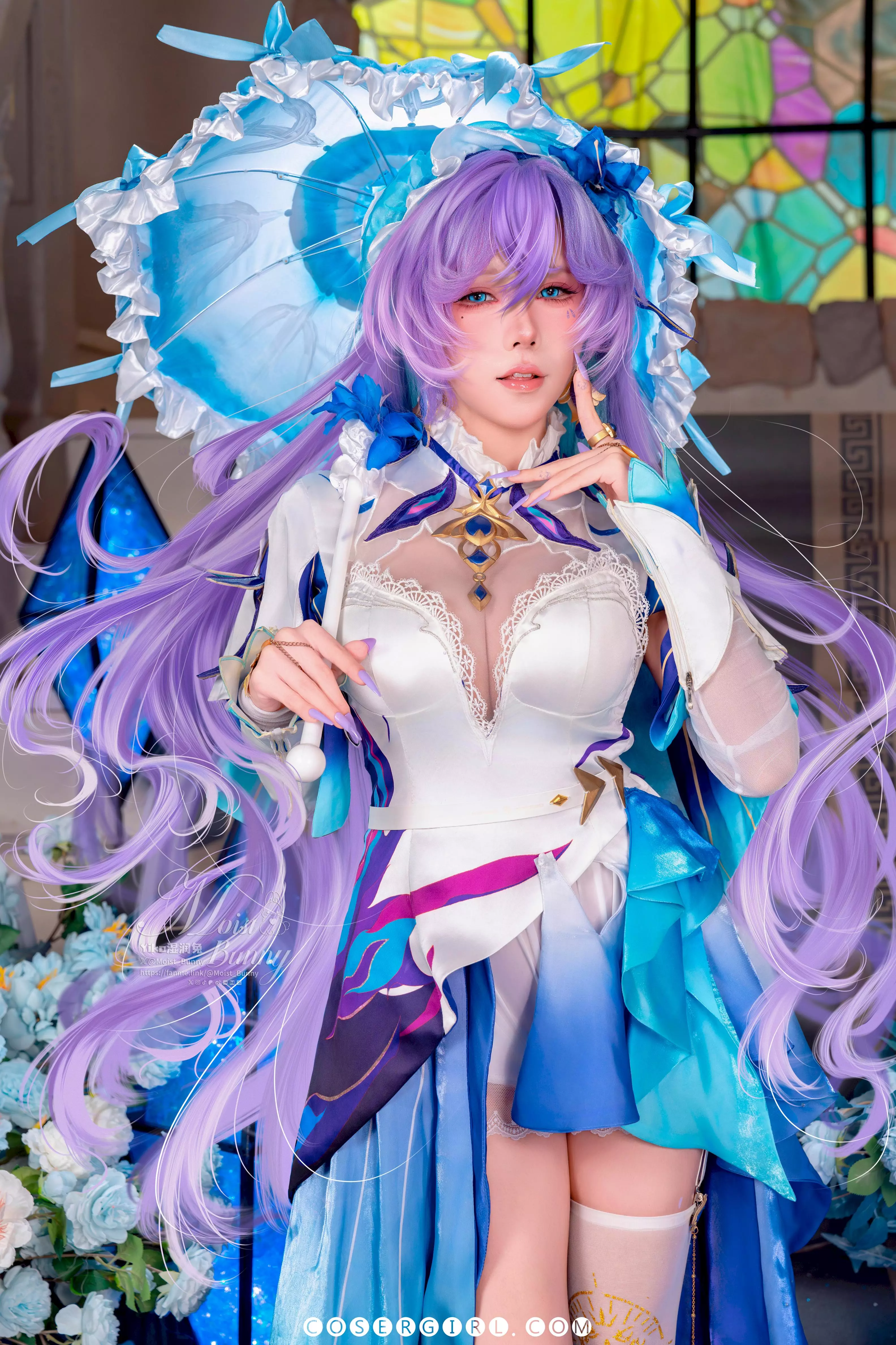 黏黏团子兔《鸣潮-坎特蕾拉》写真：看完114P，才懂什么叫“角色解构”-coser福利社