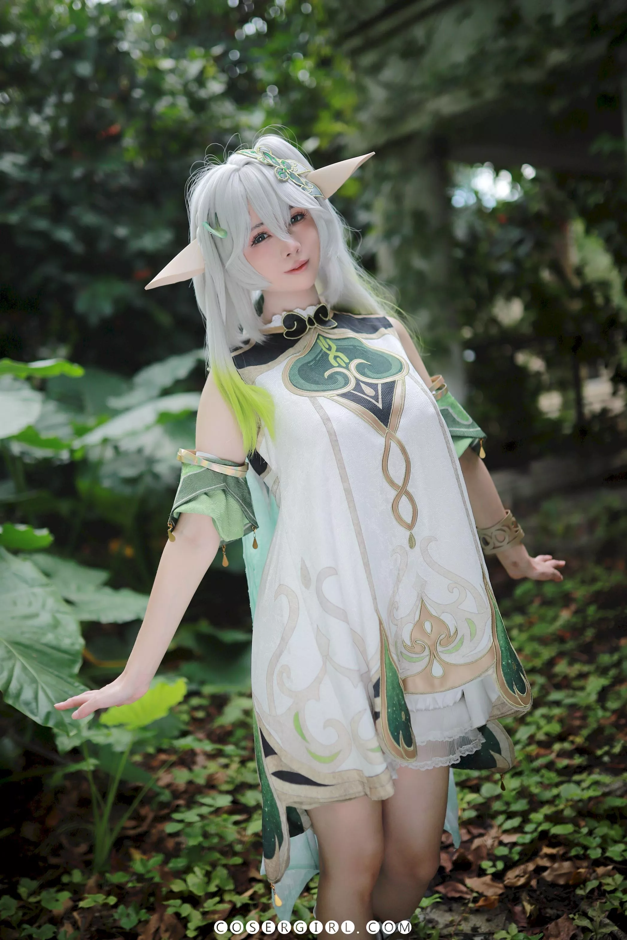 上杉绘梨落 纳西妲 - coser福利社 - 一份特殊的智慧汉堡-coser福利社