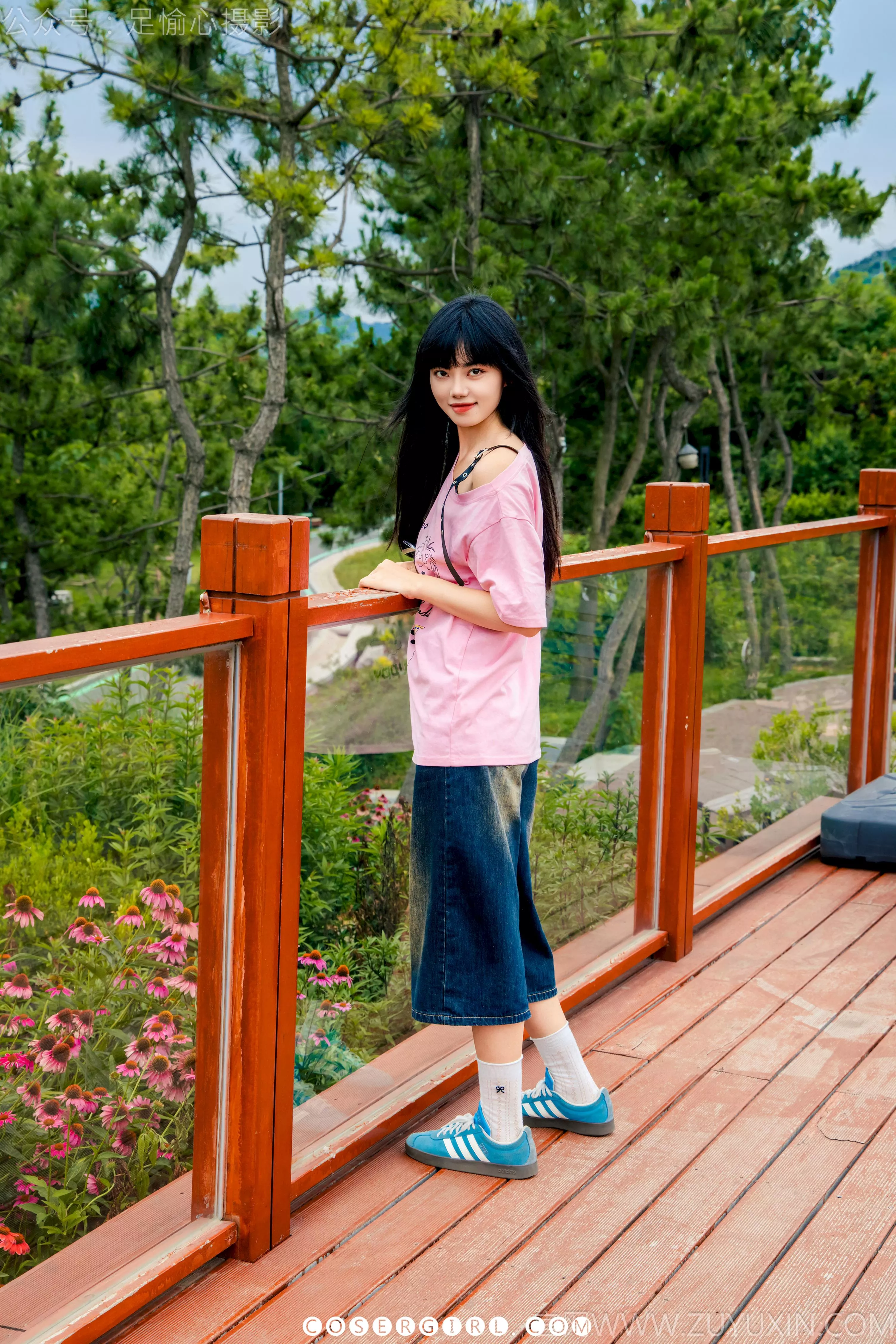 足愉心 NO.050 阿月 - 风吹过的天台一角-COSERYYDS