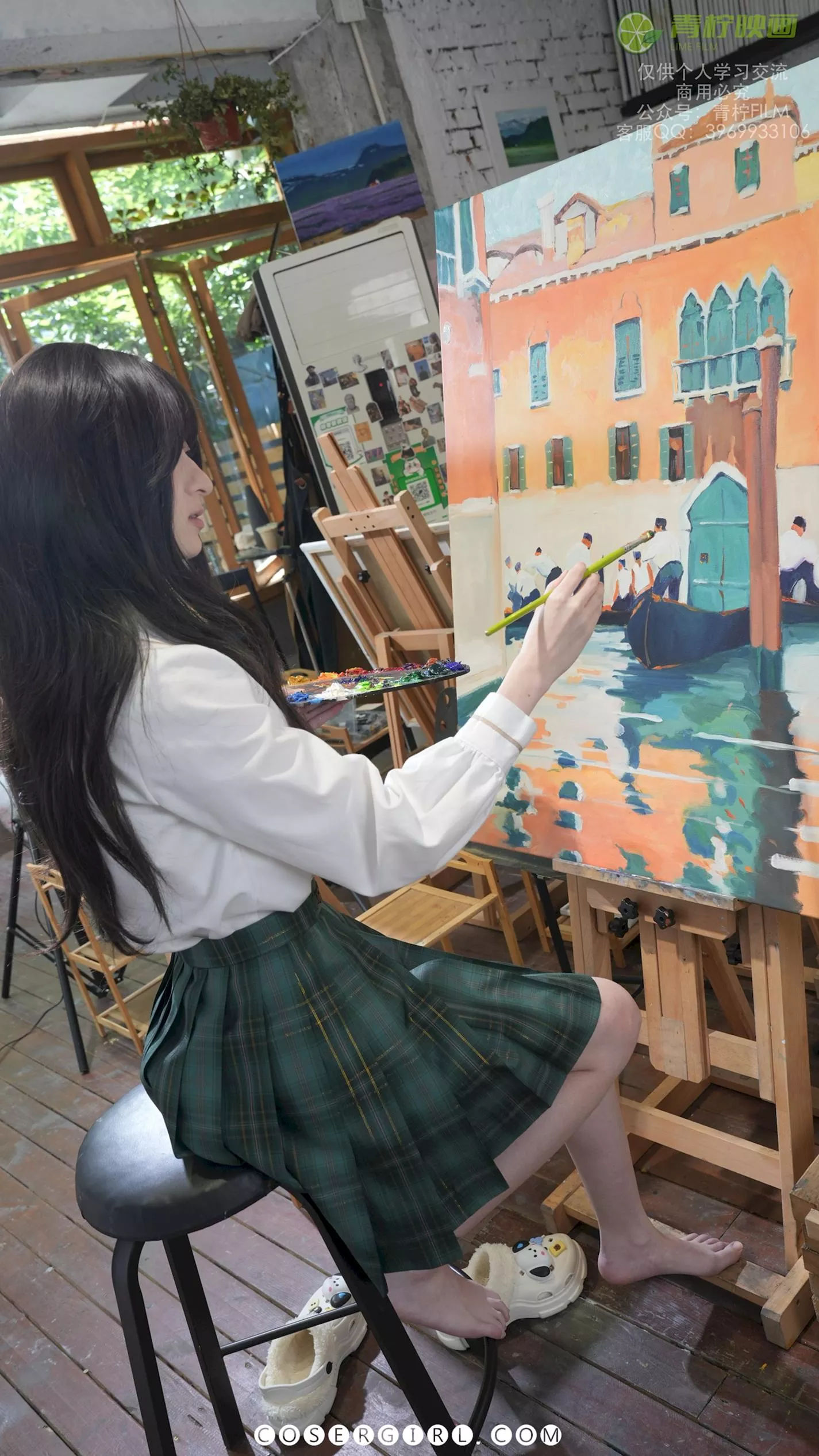 青柠映画 NO.029 AN 画室JK-coser福利社