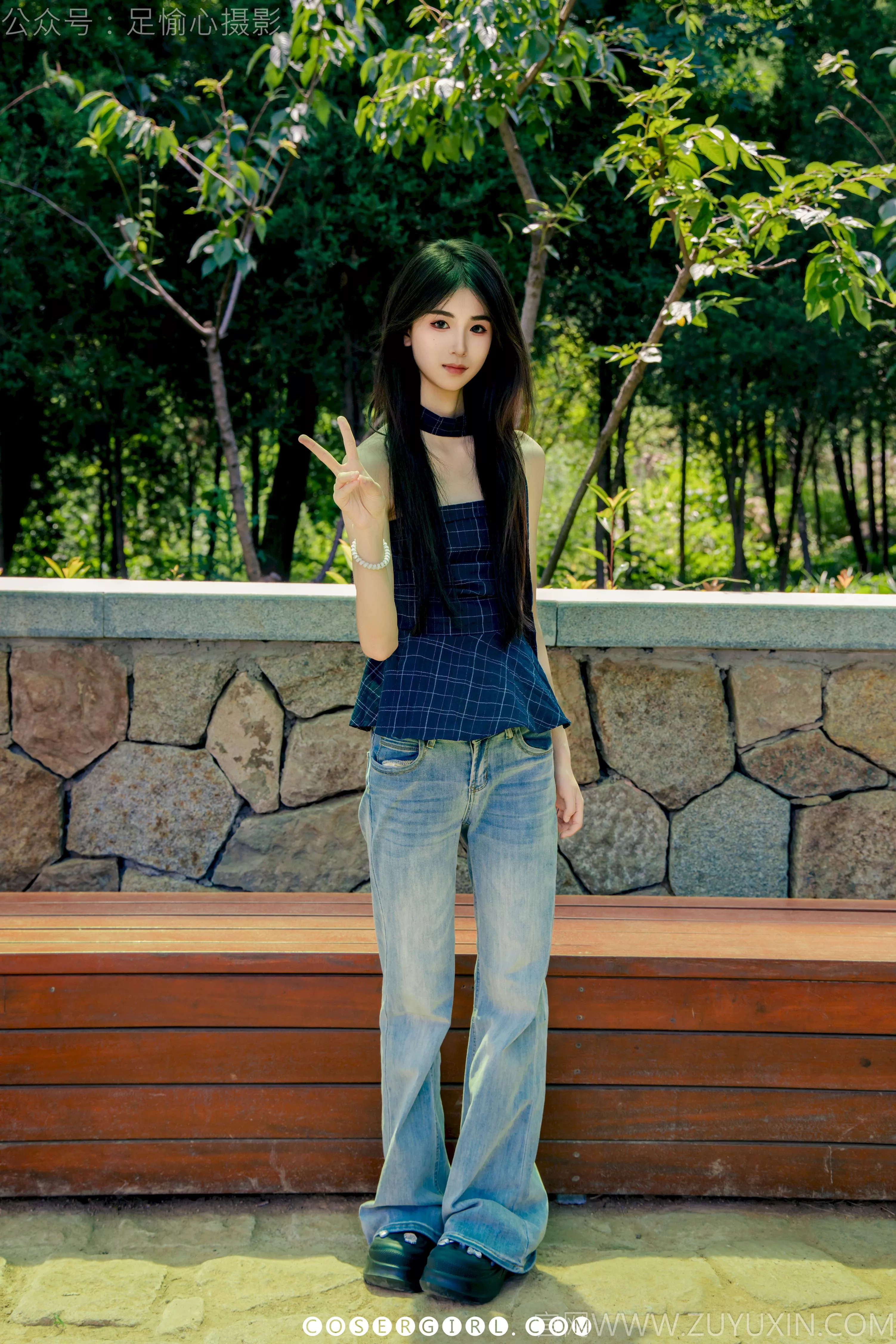 足愉心 NO.049 小瑶 - coser福利社 - 公园里的夏日清风-coser福利社